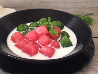 15、双色果蔬芋圆,成品图！