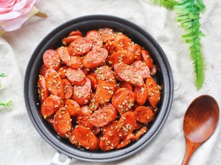 10、香辣孜然火腿,无敌简单。