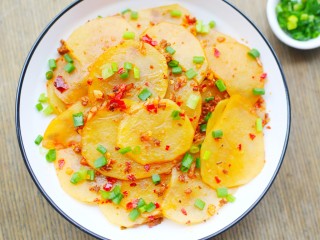 12、爽口酸辣土豆片,成品。