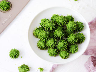 12、抹茶曲奇,成品图