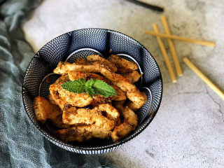 27、孜然鸡胸肉,低脂好吃的孜然鸡胸肉，尝尝吧！