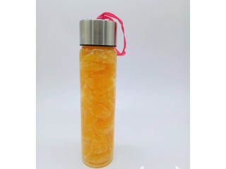 16、糖水桔子,用的再网上厨房参加活动得到的杯子装的，美美哒。