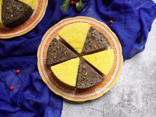 14、蒸蛋糕双拼,完成。