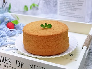 18、6寸紫薯戚风蛋糕,下午茶必备甜品。