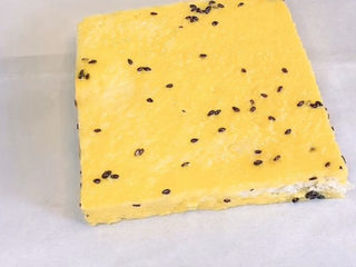 5、芝士火腿三明治,放烤盘上