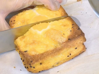 14、芝士火腿三明治,切开看看