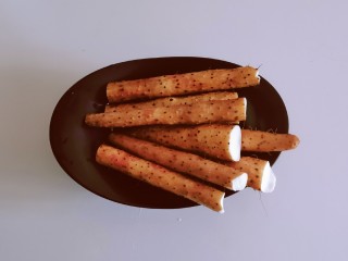 6、山药红豆糕,山药刷洗外皮