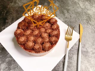 20、醇厚浓郁的巧克力慕斯蛋糕,醇厚浓郁的巧克力慕斯蛋糕就完成啦