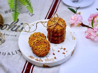 18、酥得掉渣的芝麻桃酥,成品一