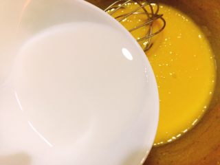 6、7寸中空戚风蛋糕（新手零失败）,加入椰汁