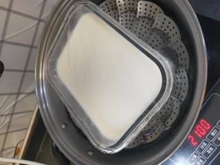 14、水果双皮奶????,水烧开后放入蒸锅蒸10分钟