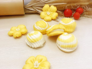 19、贝壳馒头（南瓜）,成品图