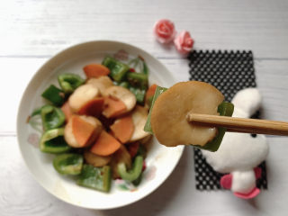 14、青椒炒杏鲍菇,素食一样美味噢~