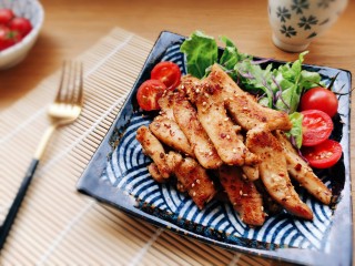 16、孜然鸡胸肉,喜欢的试试吧！