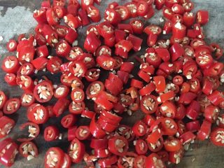 15、麻婆豆腐,切末