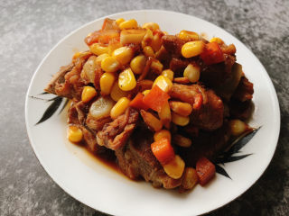 15、玉米烧排骨,简单方便菜,醋香就风味不留酸味,激发味蕾~