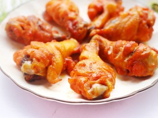 13、骨头都啃光的奥尔良鸡翅根,开吃。