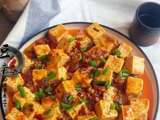 8、麻婆豆腐,这样麻婆豆腐就完成了
