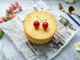 17、亚麻籽戚风蛋糕,美美哒亚麻籽戚风蛋糕。