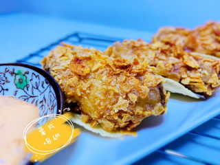 22、薯片鸡翅,薯片鸡翅完成啦，好香！