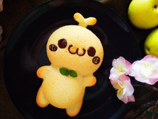 17、白梨卡通蛋糕,好可爱哦！甜而不腻，清香四溢！