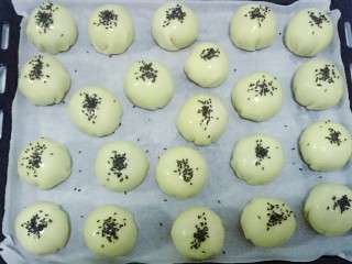 21、蛋黄酥,撒些黑芝麻