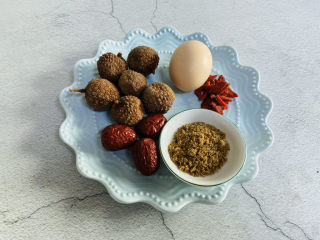 1、糖水鸡蛋,准备好食材