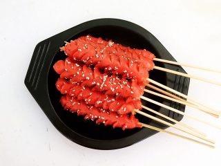 19、黑椒烤肠,烤肠出炉了