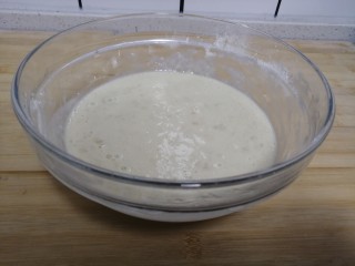 5、香蕉软饼,搅拌成糊状（稠度像酸奶呈流质状）