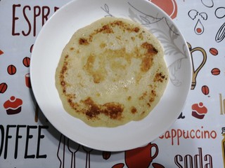 9、香蕉软饼,大饼可以切成几块吃