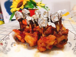 22、蜜汁烤翅根-年夜饭、宴请菜类,成品图。