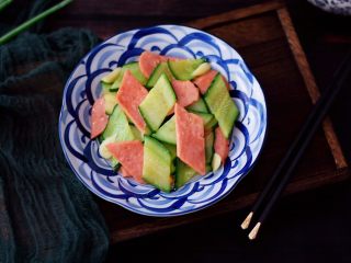 12、黄瓜炒火腿肠,成品图
