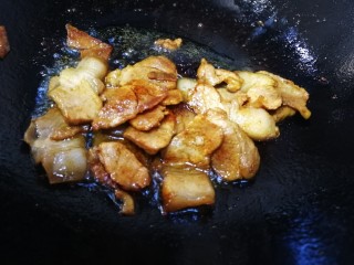 10、白菜炖豆腐,文火炒上色。