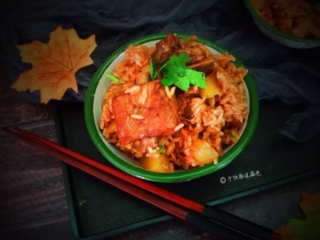 12、排骨焖饭,大家试试看