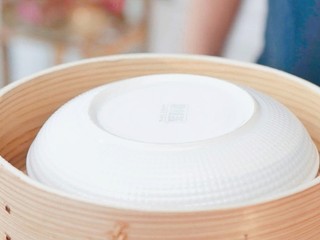 14、南瓜蒸糕,盖上盘子