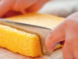 17、南瓜蒸糕,放凉后，切成薄片