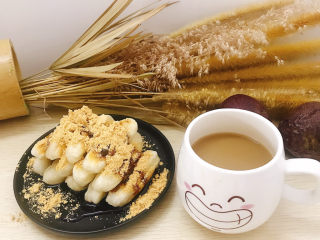 21、红糖糍粑,配上一杯咖啡，这就是我的下午茶☕️