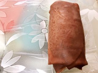 13、奥利奥可可毛巾卷,从一头往另外一头卷起