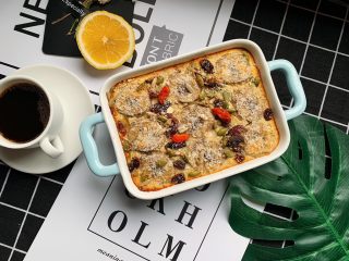 12、香蕉烤燕麦,美美的健康早餐,无糖,大胆开吃吧!