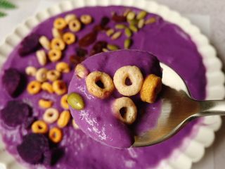 9、紫薯思慕雪,口感丰富