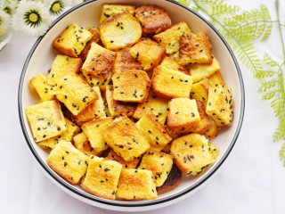 12、超好吃的蛋烤吐司块,相当好吃～