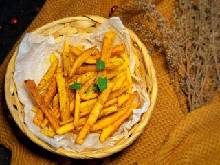 15、香炸薯条,大火炸