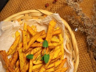 17、香炸薯条,出锅