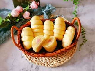 14、香肠馒头卷,出锅啦，明天的早餐主食