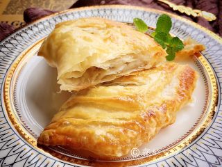 15、飞饼版 快手香蕉派,完成。