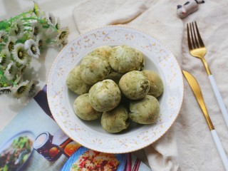 11、好吃到哭的抹茶麻薯包,超级香。