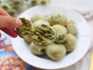 12、好吃到哭的抹茶麻薯包,外脆里糯。