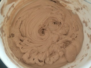 16、脆皮巧克力蛋糕卷,继续打发