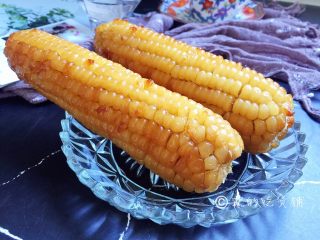 11、奶香烤玉米,完成。