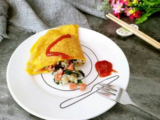 15、鸡蛋包饭,就爱这一口太好吃了。